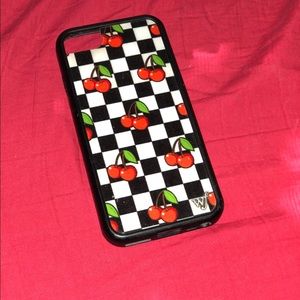 Wildflower cherry checkered case!
